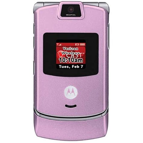 Motorola Razr V3m Pink Phone Verizon Wireless Phone Only No Service