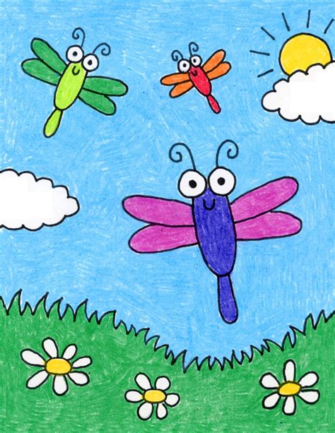 Learn how to draw kids cartoons pictures using these outlines or print just for coloring. How to Draw Cartoon Bugs · Art Projects for Kids