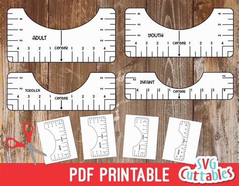 T Shirt Ruler Free Printable | Printable Crossword Puzzles, Bingo Cards