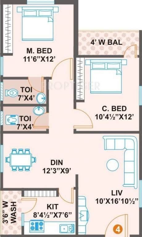 1000 Sq Ft 2 Bhk 2t Apartment For Sale In Prime Construction Vs Premier