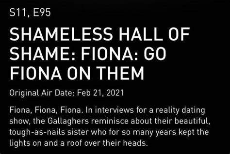 fiona s hall of shame episode description r shameless