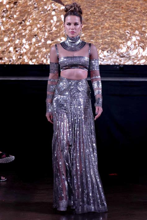 Kate Beckinsale Makes Runway Debut During Naeem Khan Show At Nyfw
