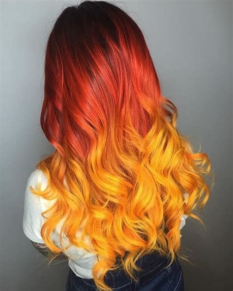 Slide 10 Of 50 Fire Hair Hair Styles Ombre Hair Color