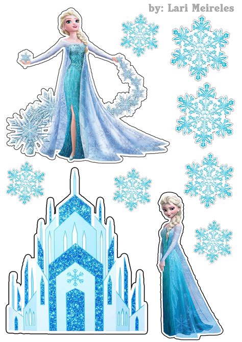 Topo De Bolo Elsa Frozen Frozen Elsa Cake Topper Elsa Cake Toppers