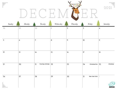 As i mentioned before, printable calendar can be download as image. 2020 and 2021 Cute Printable Calendars for Moms - iMom in ...
