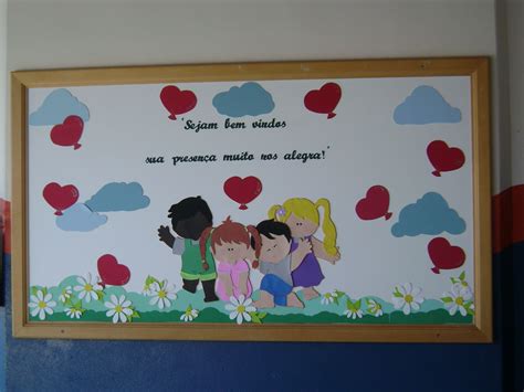 Mural Dia Da Escola Educação Infantil Modisedu