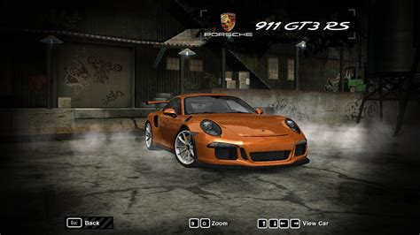Need For Speed Most Wanted Porsche 911 991 Gt3 Rs Nfscars