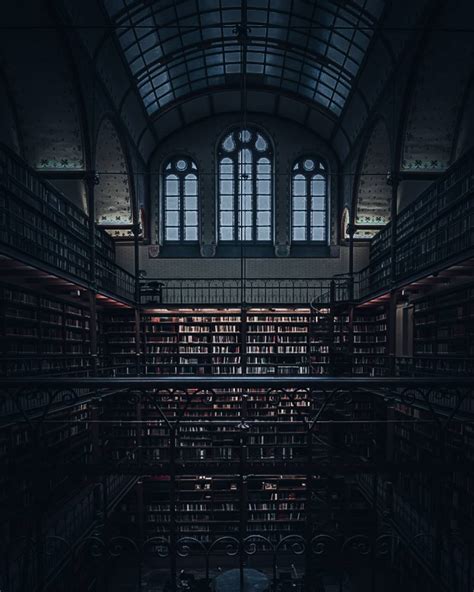Dark Academia Library Wallpaper Desktop Pic Future