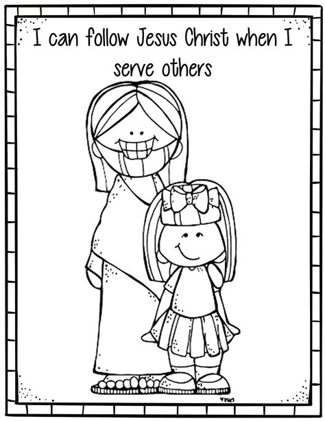 Serving Others Coloring Page