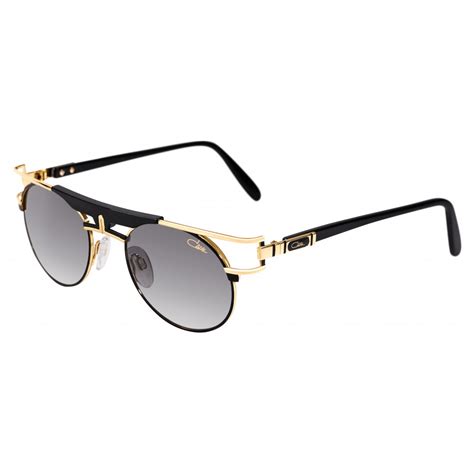 Cazal Vintage 989 Legendary Black Gold Sunglasses Cazal Eyewear Avvenice