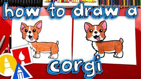 How To Draw A Corgi Draw Along With Us Youtube