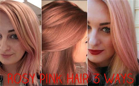 hair diy three ways to get rose gold pale pink hair pink hair dye pink hair rose pink hair