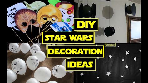 Diy Star Wars Decorations Star Wars Party Youtube