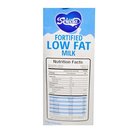 Selecta Fortified Low Fat Milk 1l Set Of 2 Save P30 Biggrocer