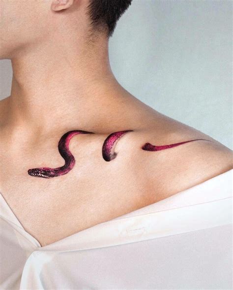 11 Snake Collarbone Tattoo Ideas That Will Blow Your Mind Alexie
