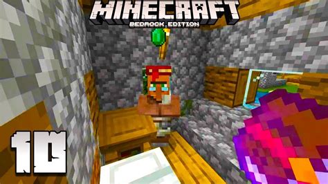Minecraft Ps4 Bedrock Edition Minecraft Let S Play Survival Ep 10 Villager Trading Youtube