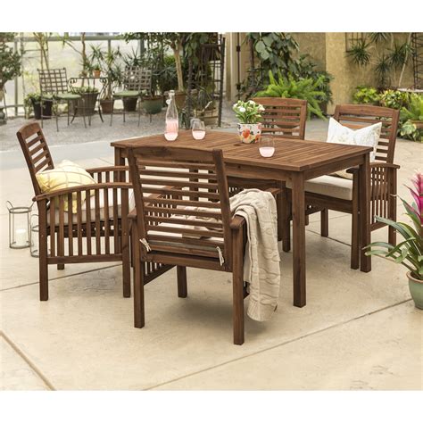 Manor Park Outdoor Patio Dining Set 5 Piece Multiple Colors And