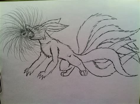 Nine Tails Drawing At Getdrawings Free Download