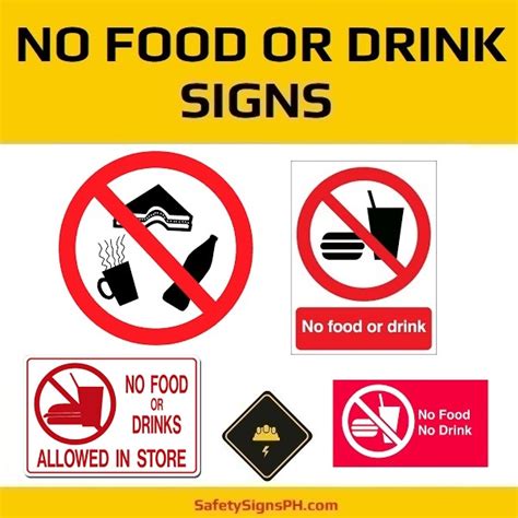 No Food Or Drink Signs Philippines