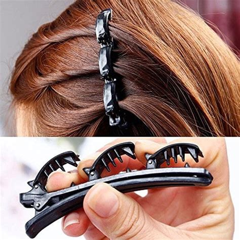 fashion double layer band twist plait clip front hair clips hairpin headband beauty tool hair