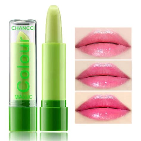 Natural Moisture Lip Balm Magic Makeup Temperature Change Color Pink