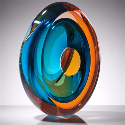 Blown Art Glass Sculptures ‘echoes Of Light By Tim Rawlinson