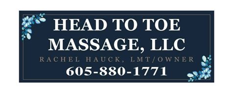 Head To Toe Massage And Spa Llc Visit Watertown Sd