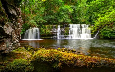 Support us by sharing the content, upvoting wallpapers on the page or sending your own background pictures. Nature Green Cascading Waterfall Hd Wallpaper For Desktop ...
