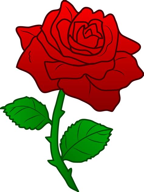 Red Rose Clip Art Free Vector In Open Office Drawing Svg Svg
