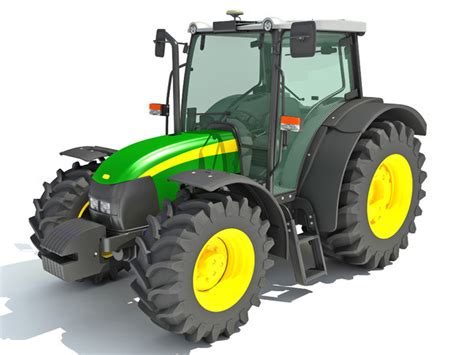 Tractor 3d Models For Download Turbosquid