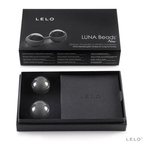 Lelo Luna Beads Noir Ben Wa Balls Joujou Luxe