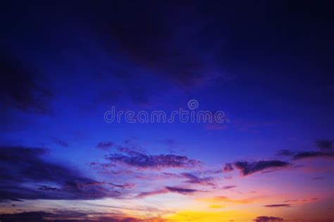 Sky Twilight After Sunset Stock Image Image Of Colored 112460611