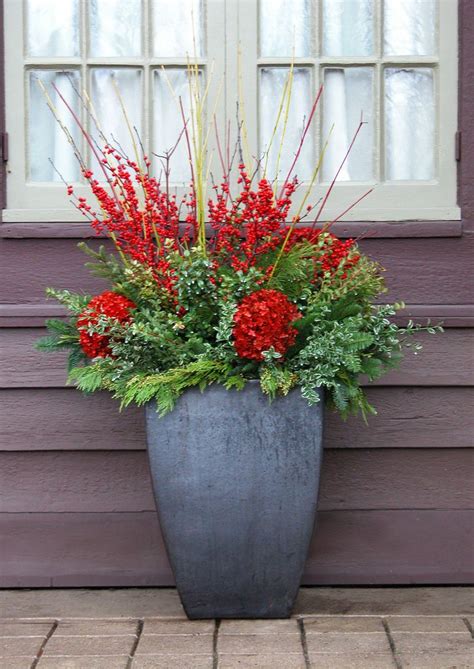 863 Best Winter Containers Images On Pinterest Christmas Deco