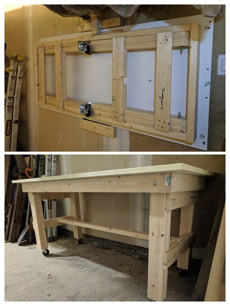 Simple Folding And Portable Workbench Rwoodworking