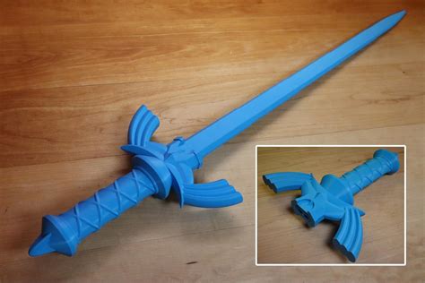 Collapsing Master Sword Print In Place 3d Model By 3dprintingworld