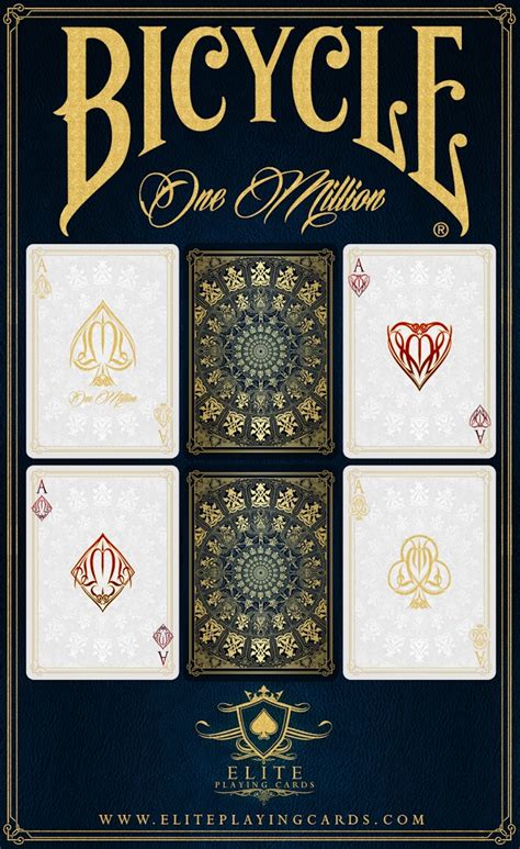 One Million Bicycle Playing Cards Deck By Elite Playing Cards