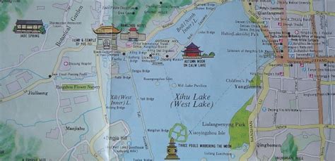 Hangzhou West Lake Map Hangzhou Maps China Tour Advisors