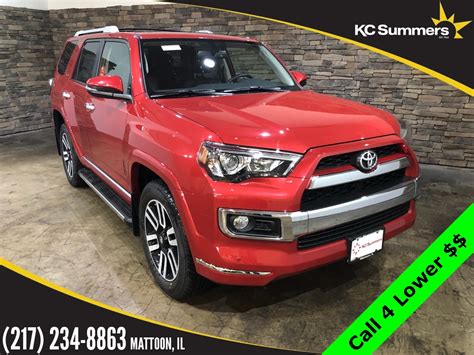 New 2018 Toyota 4runner Limited 3rd Row 4d Sport Utility In Mattoon