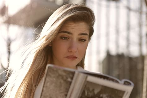 Woman Reading Magazine · Free Stock Photo