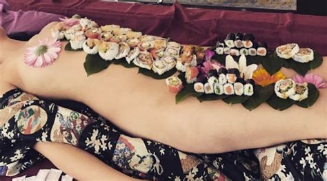 Human Sushi Platter