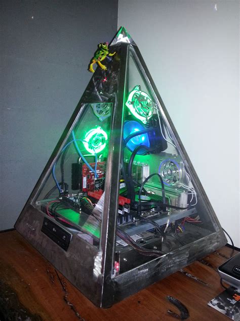 A Custom Built Pyramid Pc That I Built From The Ground Up Custom