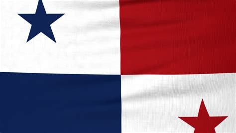 Panamanian 3d Flag Hd Loop Stock Footage Video 1257388 Shutterstock
