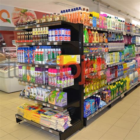 Expositores e estantes de supermercado Design farmácia Prateleira de supermercado Layout da loja