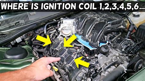 WHERE IS IGNITION COIL 1 2 3 4 5 6 LOCATED ON A CAR YouTube