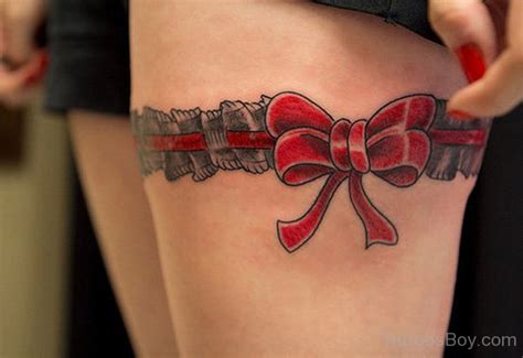 Bow Tattoo On Thigh Tattoo Designs Tattoo Pictures