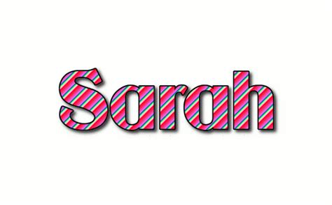 The Name Sarah In Different Fonts