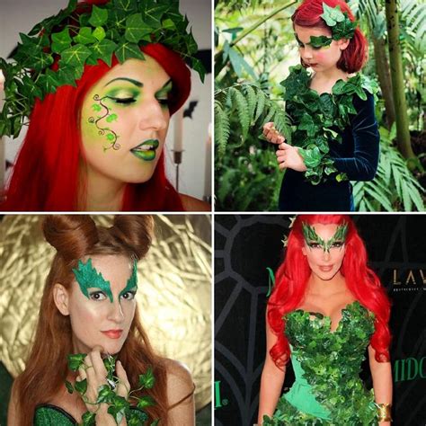 Poison Ivy Costume No Sew Diy Costumes