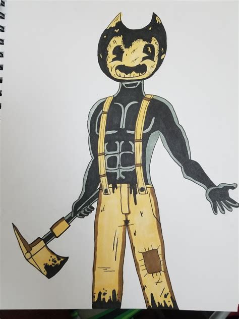 Sammy Lawrence From Bendy And The Ink Machine Rbeginnerart