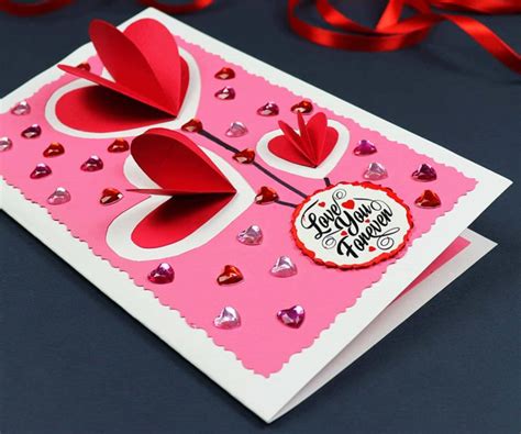 Diy Amazing Greeting Card Design For Valentines Day Live Enhanced