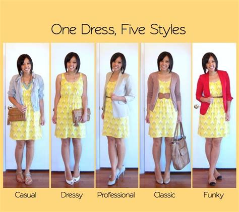 five ways to style a dress putting me together fashion style cute outfits